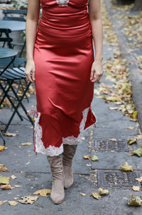 Georgina Lace Trime Detail Skirt