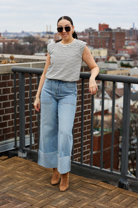 Ari Stripe Muscle Tank