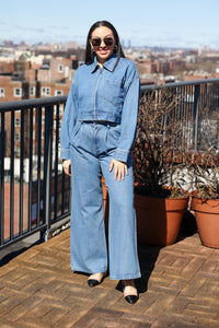 Denim Palazzo Pant