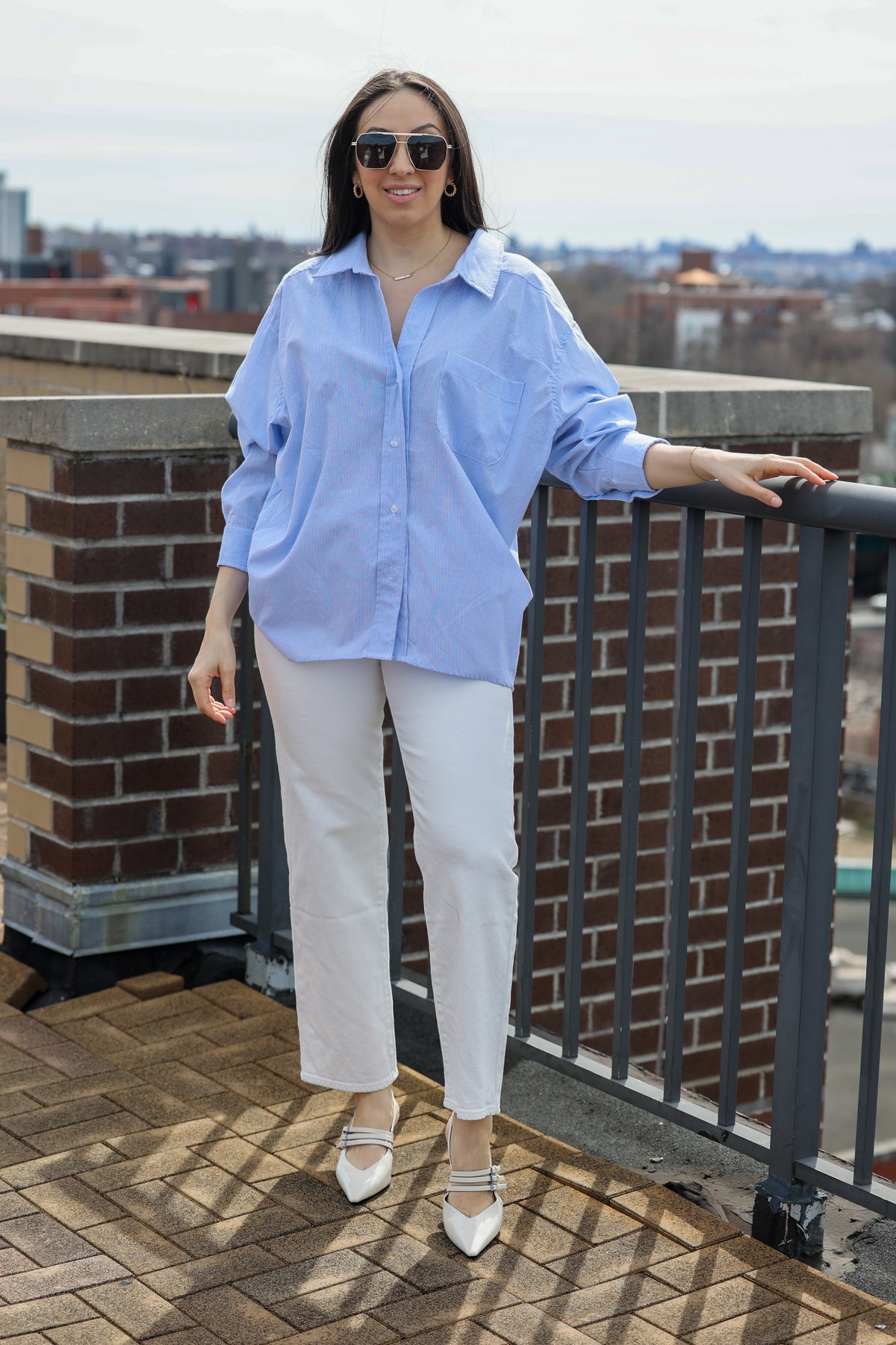 Elliot Stripe Button Down Shirt