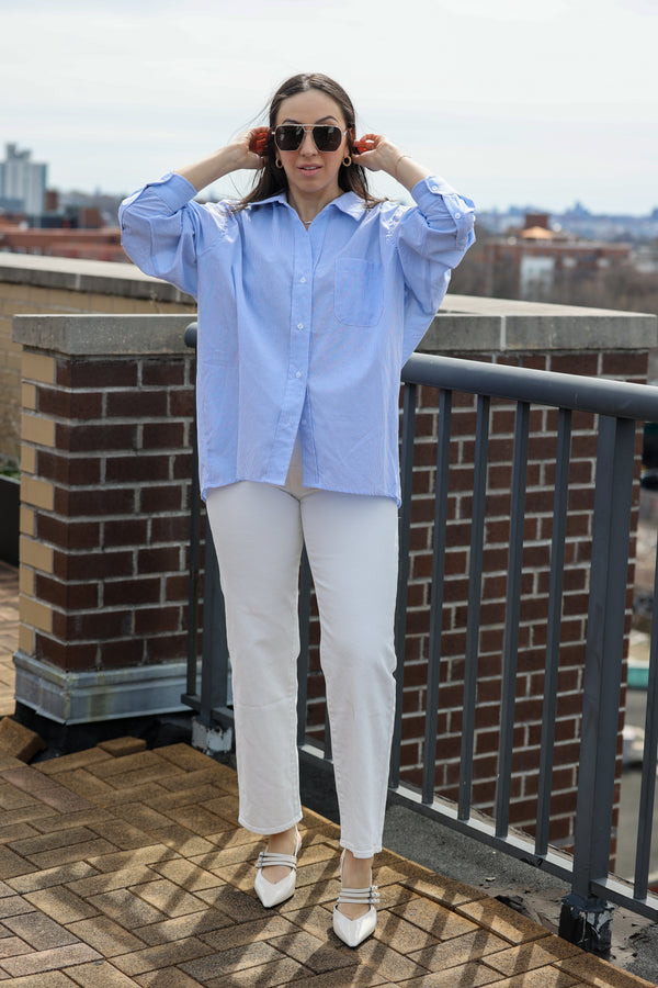 Elliot Stripe Button Down Shirt
