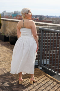Annabelle Eyelet Midi Dress