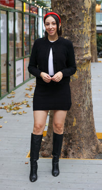 Blair Black Sweater Knit Skirt