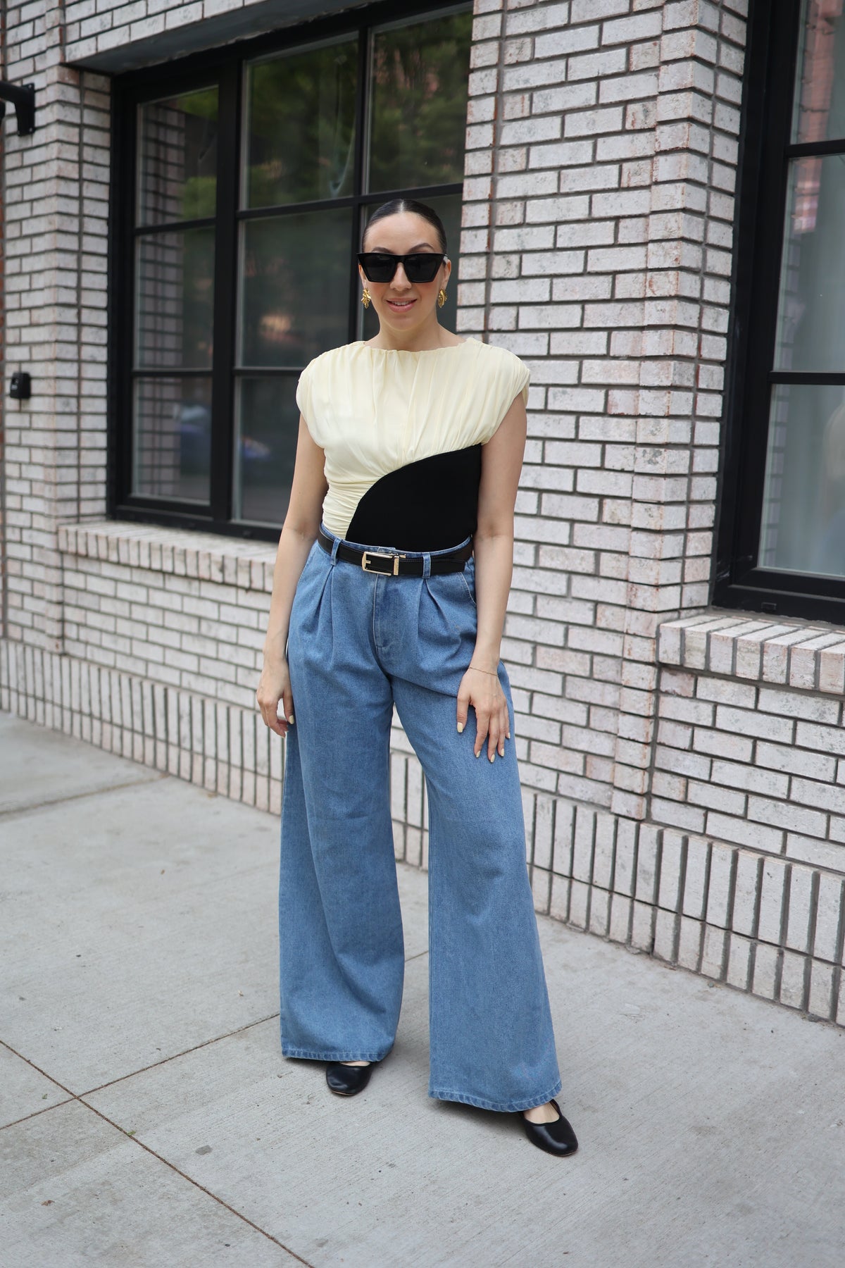 Sloane Mesh Knitted Combo Top